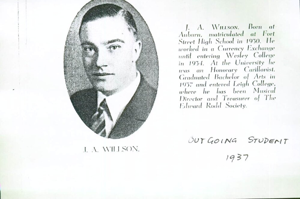 J A Willson