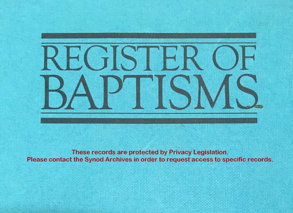 Baptism - UCA - Moss Vale - 1977 to 1996