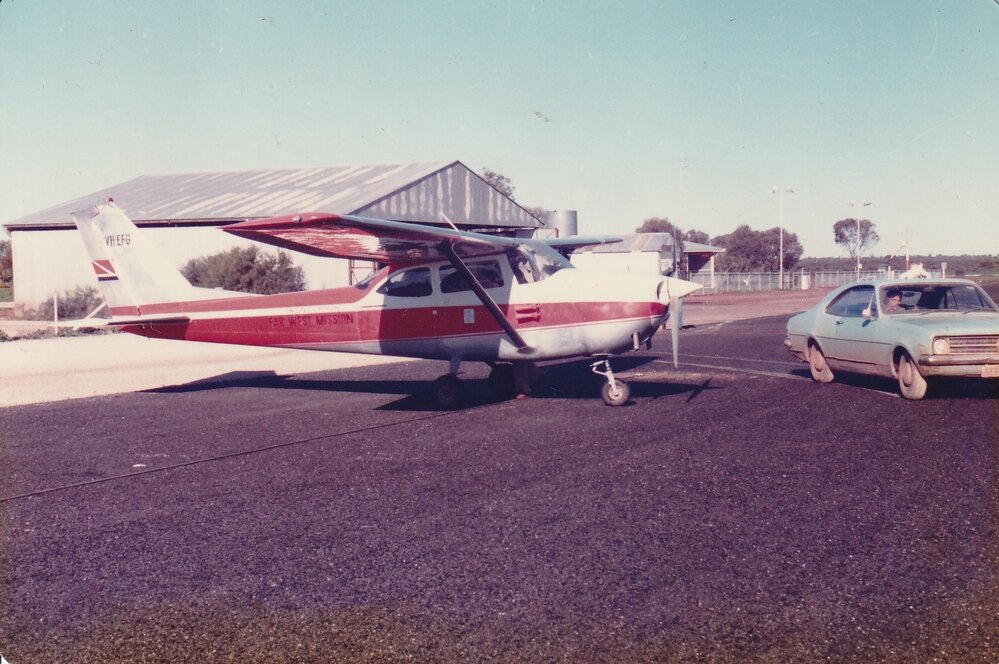 Far West Mission. The Plane at Cobar