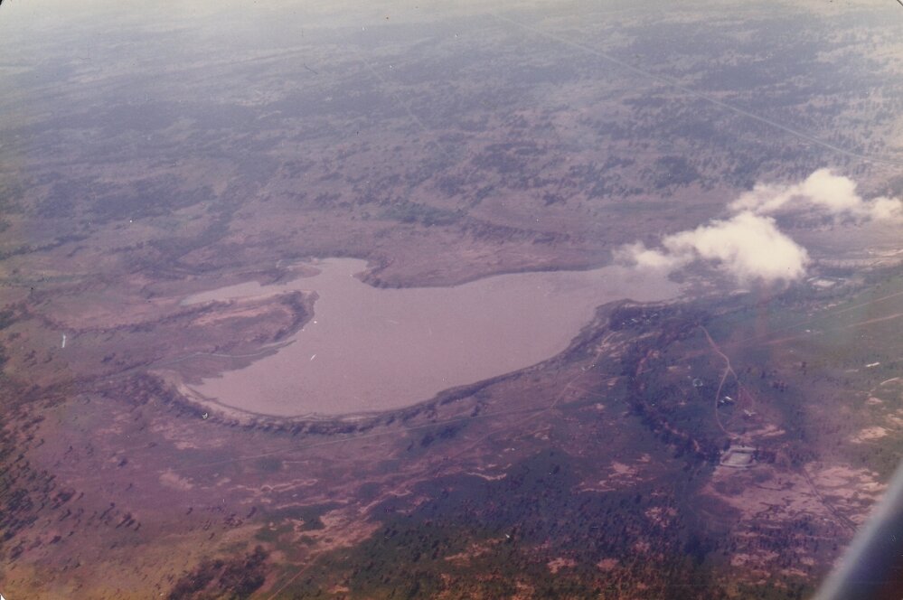 Far West Mission. Lake Barnato, looking west