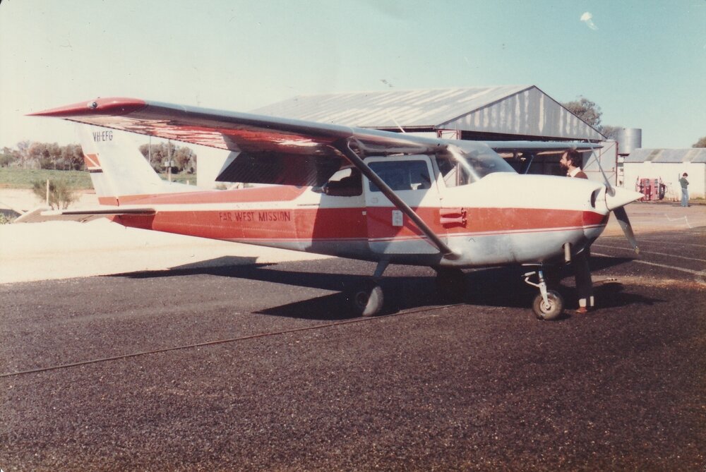 Far West Mission. Rev Chris Sparks, The Flying Padre, Cobar