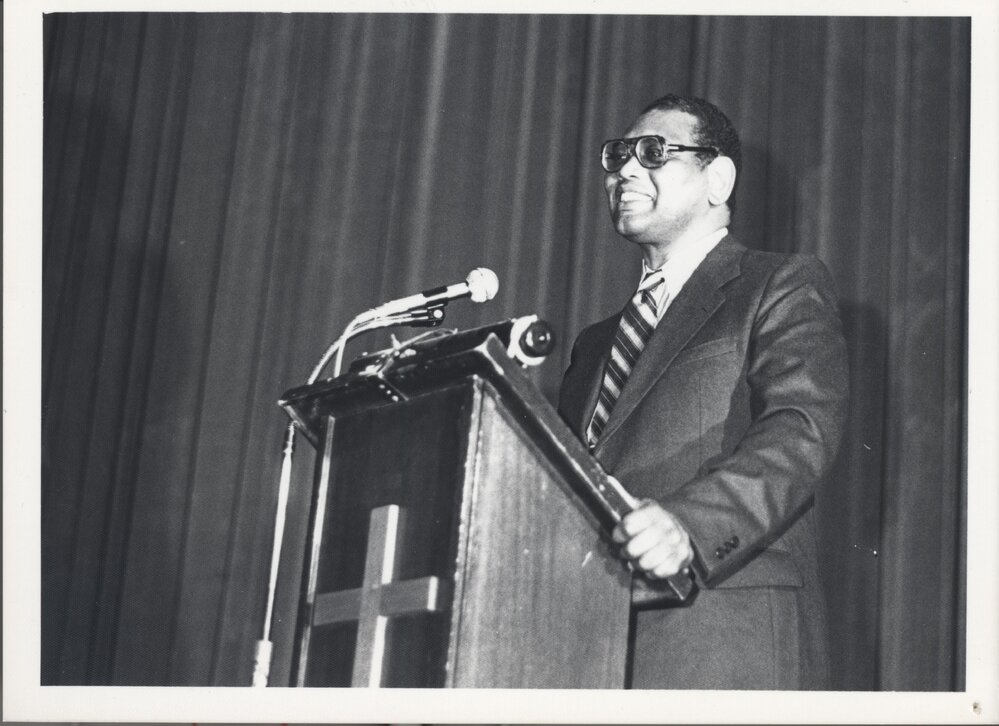 Inaugural Assembly - Secretary of the World Council of Churches Speaking