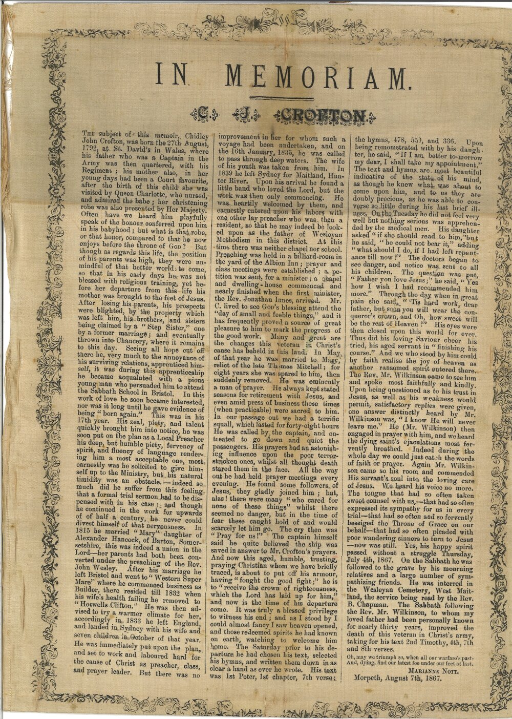 Chidley John Crofton