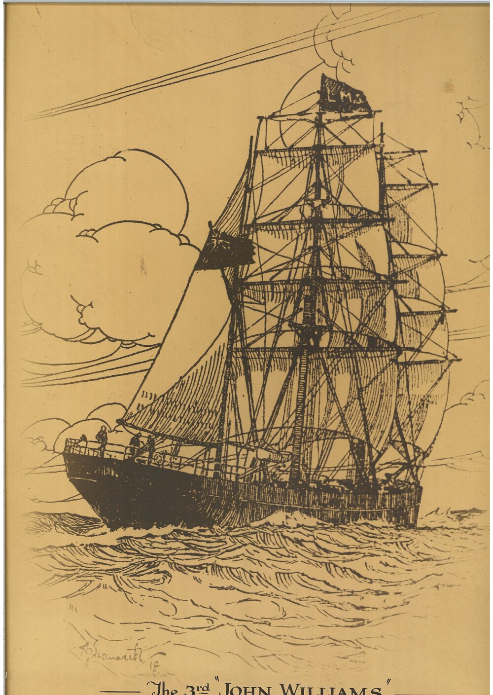 London Missionary Society ship, the John Williams III