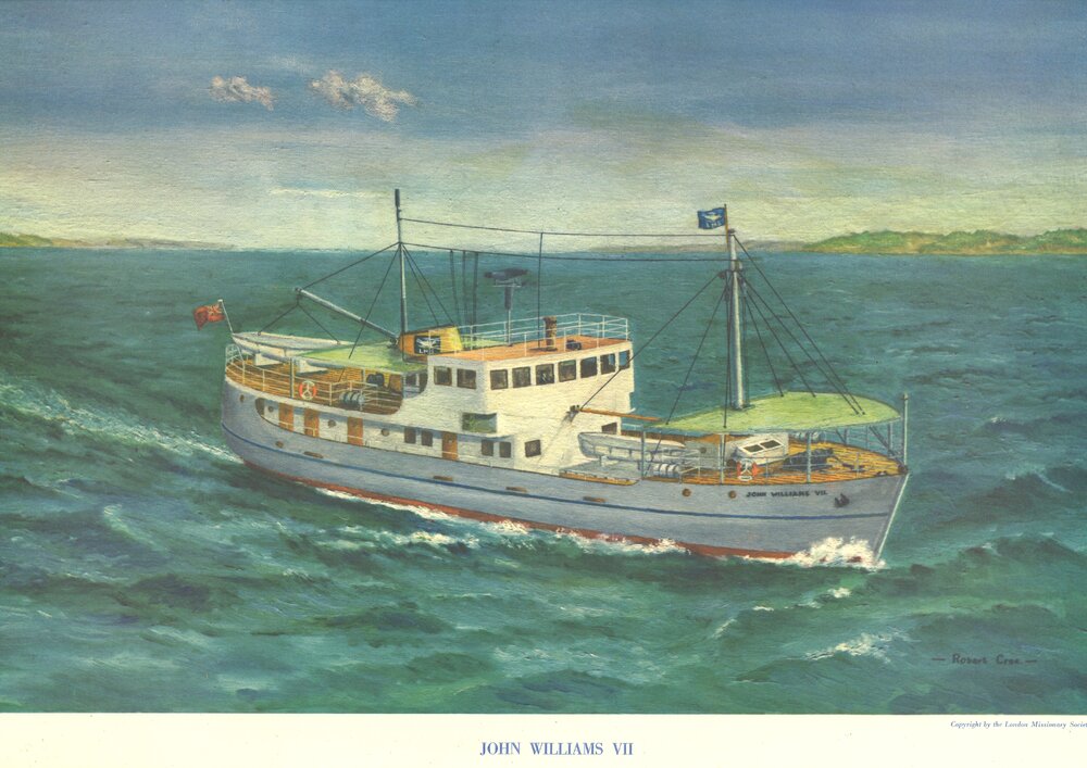 London Missionary Society ship, the John Williams VII