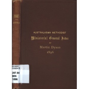 Australasian Methodist Ministerial General Index