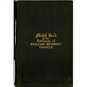 Methodist Church of Australasia. Model Deed.