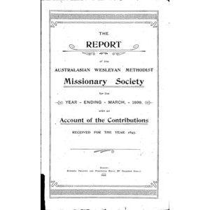 Australasian Wesleyan Methodist Missionary Society - 42nd Annual Meeting