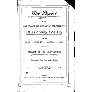 Australasian Wesleyan Methodist Missionary Society - 44th Annual Meeting