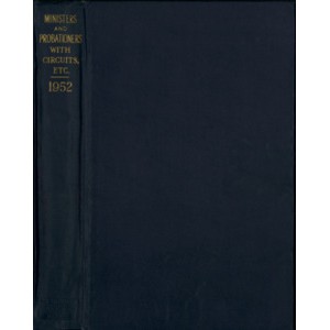 Ministers and Probationers of the Methodist Church, formerly Wesleyan, Primitive and United Methodist.