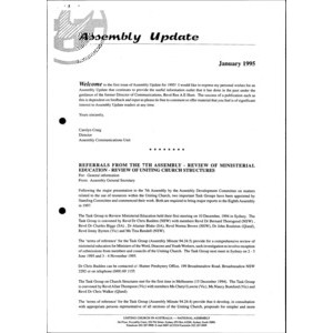 Assembly Update. Jan. 1995 – Dec. 1996/Jan. [1997]