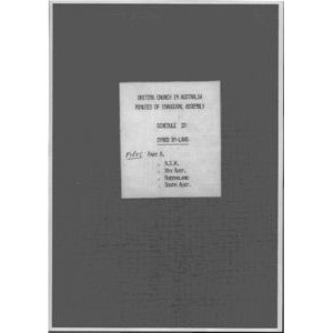 First Assembly - Schedule 10 part A to Minutes