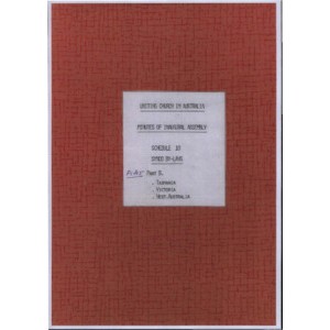 First Assembly - Schedule 10 part B to Minutes