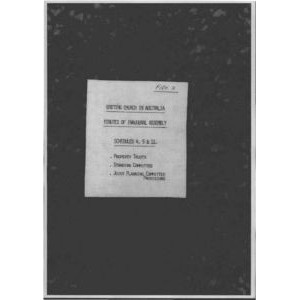 First Assembly - Schedules 4, 5, & 11 to Minutes