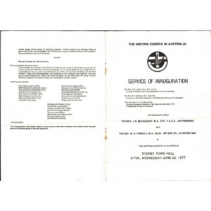 First Assembly - Service of Inauguration