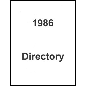 Directory (NSW Synod) - 1986