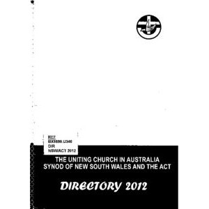 Directory (Synod of NSW and the ACT) - 2012