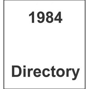 Directory (NSW Synod) - 1984