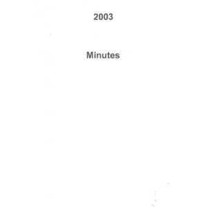 26th Annual Meeting - Minutes (NSW Synod)