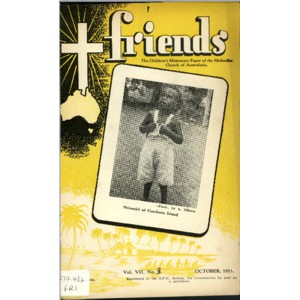 Friends the children's missionary paper of the Methodist Church of Australasia Vol. 7, No. 3