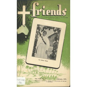 Friends the children's missionary paper of the Methodist Church of Australasia Vol. 8, No. 7