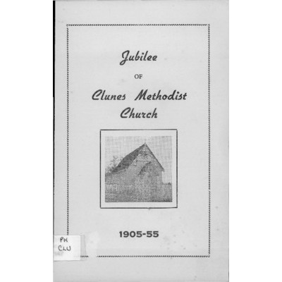 Jubilee of Clunes Methodist Church, 1905-55.