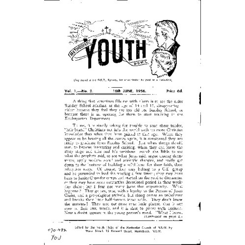 Methodist Youth Vol. 1 No. 2