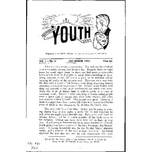 Methodist Youth Vol. 1 No. 5