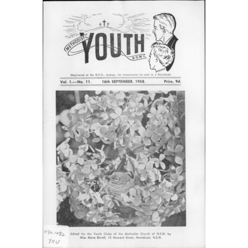 Methodist Youth Vol. 1 No. 11