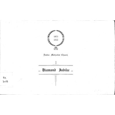 Dubbo Methodist Church 1873-1933: diamond jubilee.