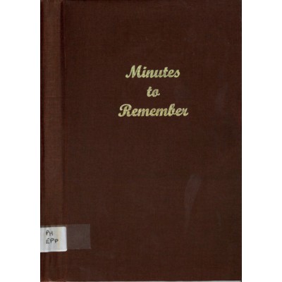 Minutes to remember : a history of the Epping Congregational Church