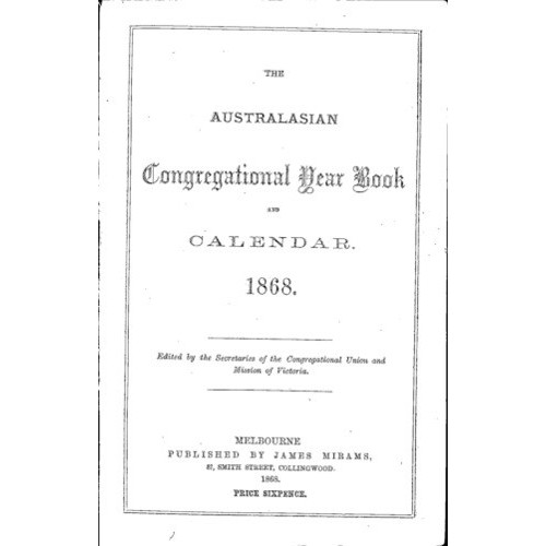 Australasian Congregational Yearbook
