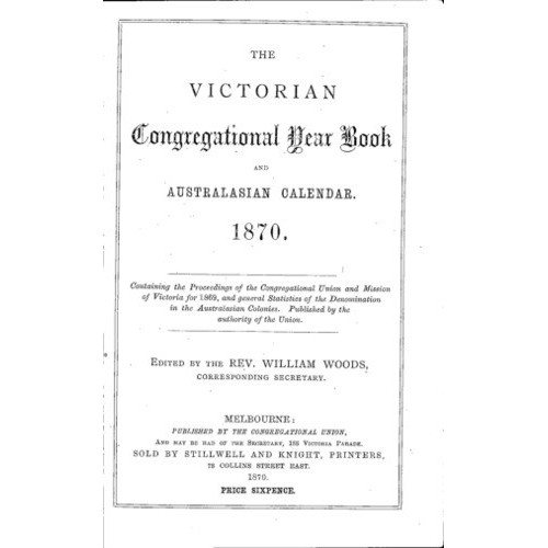 Australasian Congregational Yearbook