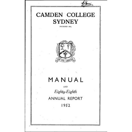 Camden College Sydney. Annual Reports