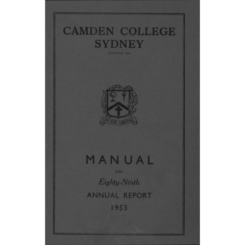 Camden College Sydney. Annual Reports