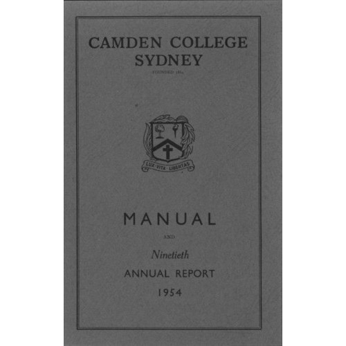 Camden College Sydney. Annual Reports