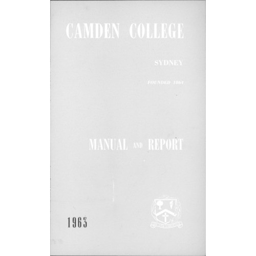 Camden College Sydney. Annual Reports
