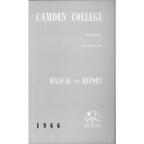 Camden College Sydney. Annual Reports