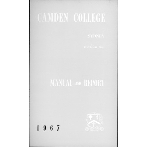 Camden College Sydney. Annual Reports