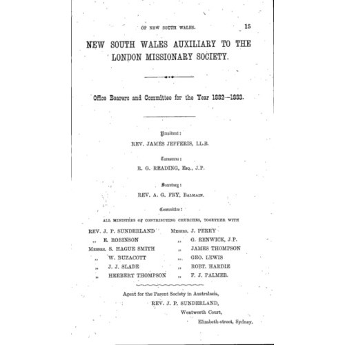 Congregational Union of N.S.W. Year Book