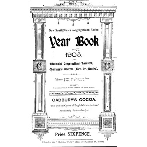 Congregational Union of N.S.W. Year Book