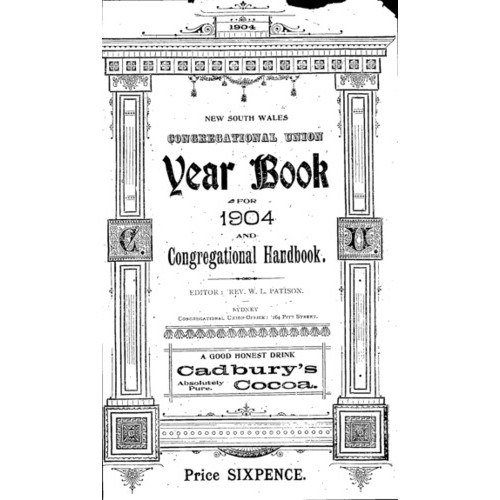 Congregational Union of N.S.W. Year Book