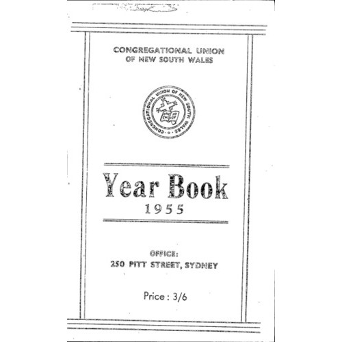 Congregational Union of N.S.W. Year Book