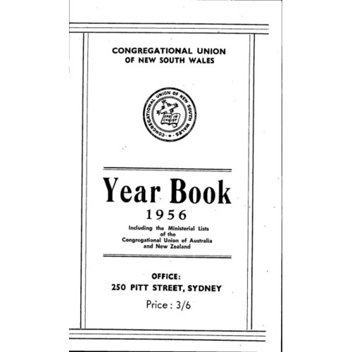 Congregational Union of N.S.W. Year Book
