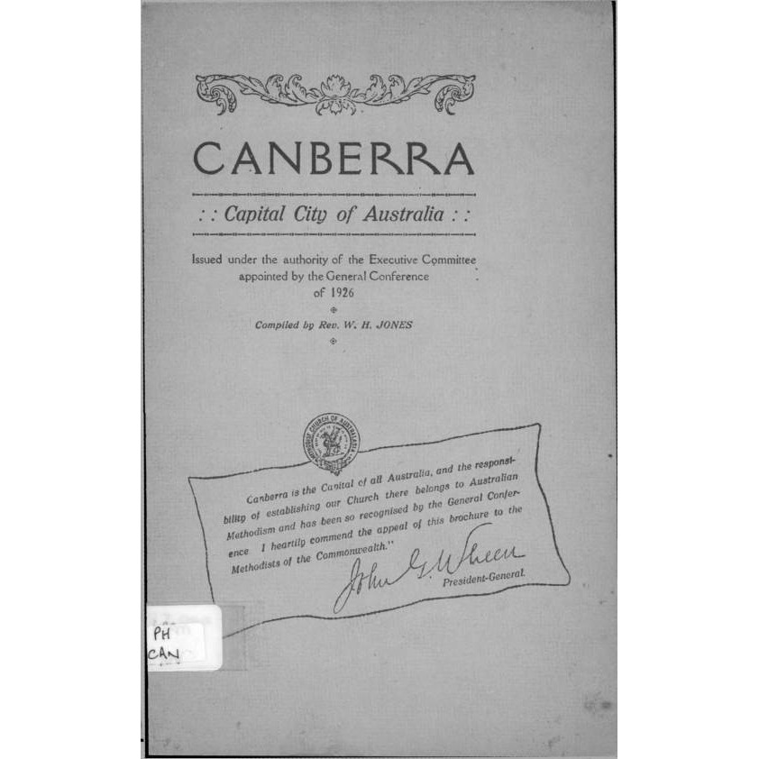 Canberra, capital city of Australia.