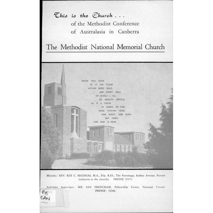 The Methodist National Memorial Church.
