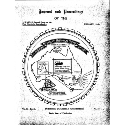 Journal and Proceedings of the Australasian Methodist Historical Society