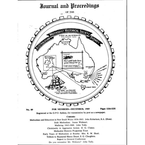 Journal and Proceedings of the Australasian Methodist Historical Society