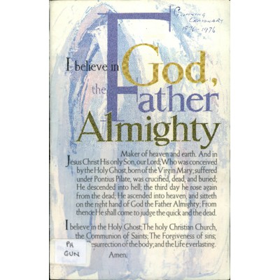 Gunning Methodist Church celebrates its centenary 1876-1976, Easter Sunday 18th April.