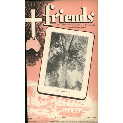 Friends the children's missionary paper of the Methodist Church of Australasia Vol. 1, No. 11